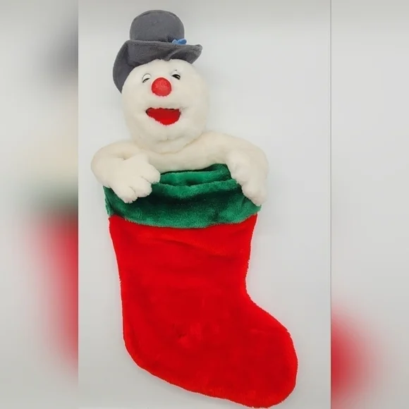 Vintage Frosty The Snowman Animated Christmas Stocking Gemmy 1999 - Picture 1 of 6